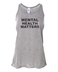 Mental Health Matters, Mental Health Tank Top, Mental Health Awareness, Mental Health Shirt, Women's Racerback, Workout Top, Gift For Her - Chase Me Tees LLC