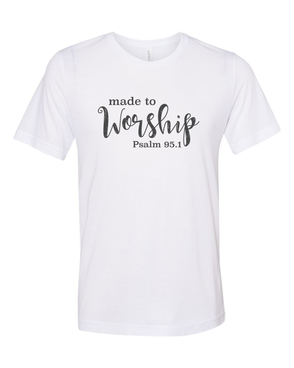 Made To Worship Shirt, Christian Tees, Christian Apparel, Religious Clothing, Jesus Shirt, Christian Shirts, Sublimation, Worship Shirt - Chase Me Tees LLC