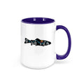 Trout Fishing Mug, Mountain Trout, Fly Fishing Mug, Fishing Coffee Mug, Mountain Mug, Gift For Him, Outdoors Mug, Birthday Gift, Dad Mugs - Chase Me Tees LLC