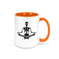 Yoga Mug, Halloween Mug, Yoga Bones, Skeleton Mug, Halloween Coffee Cup, Yoga Cup, Gift For Her, Science Teacher Mug, Yoga Lover, Skeletons - Chase Me Tees LLC