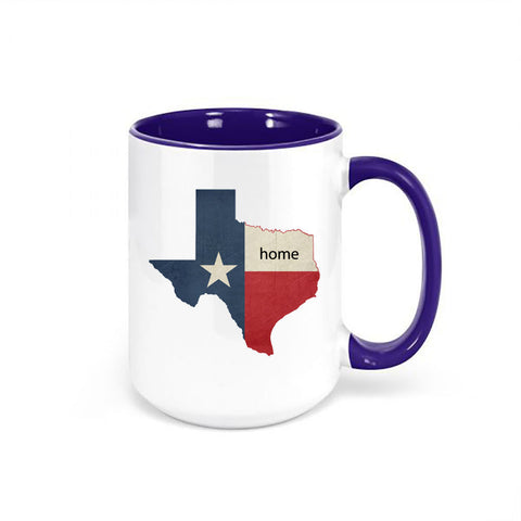 Texas Coffee Mug, Texas Is Home, Texas Cup, TX Mug, TX Is Home Mug, Texan Mug, Gift For Him, Lone Star State, TX Cup, Gift For Texas, Mugs - Chase Me Tees LLC