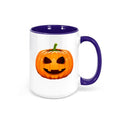 Jack-O'-Lantern Mug, Pumpkin Coffee Mug, Halloween Cup, Pumpkin Cup, Sublimated Mugs, Halloween Decor, Spooky Coffee Cup, Jack-O'-Lantern - Chase Me Tees LLC