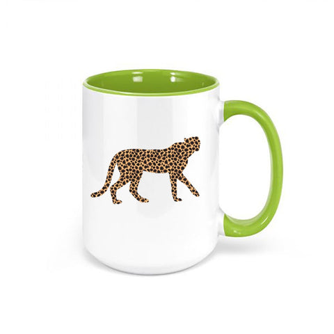Cheetah Coffee Mug, Cheetah, Gift For Cheetah Lover, Feline Cup, Cheetah Cup, Cheetah Mug, Gift For Her, Cheetah Print Mug, Sublimated Mugs - Chase Me Tees LLC