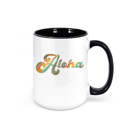 Aloha Coffee Mug, Aloha, Aloha Cup, Hawaii Cup, Sublimated Mug, Birthday Gift Idea, Aloha Drink ware, Aloha Coffee Cup, Trendy Mugs - Chase Me Tees LLC