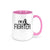 Cancer Awareness Mug, I'm A Fighter, Breast Cancer Mug, I Hate Cancer, Cancer Fighter, Cancer Fighter, Gift For Cancer Patient, Cancer Mug - Chase Me Tees LLC