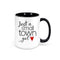 Just A Small Town Girl, Small Town Girl Mug, Gift For Her, Country Mug, Birthday Gift Idea, Just A Small Town Girl Cup, Sublimated Mug - Chase Me Tees LLC