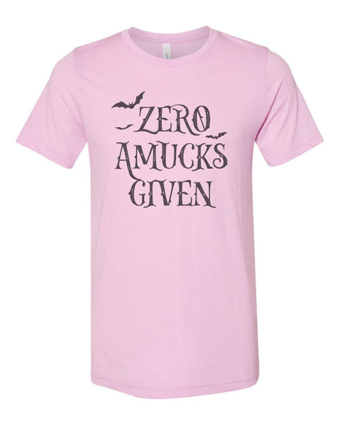 Hocus Pocus T-shirt, Amuck Shirt, Zero Amucks Given, Hocu Pocu Shirt, Witch Tee, Halloween Shirt, Funny Witch Shirt, Amuck Tee, Sublimation - Chase Me Tees LLC