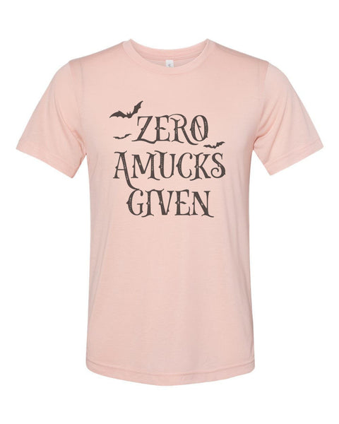 Hocus Pocus T-shirt, Amuck Shirt, Zero Amucks Given, Hocu Pocu Shirt, Witch Tee, Halloween Shirt, Funny Witch Shirt, Amuck Tee, Sublimation - Chase Me Tees LLC