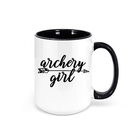 Women's Bow Hunting Mug, Archery Girl, Gift For Bow Hunter, Hunting And Fishing Mug, Girl's Archery, Women's Hunting Cup, Archery Coffee Cup - Chase Me Tees LLC