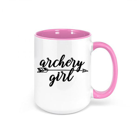 Women's Bow Hunting Mug, Archery Girl, Gift For Bow Hunter, Hunting And Fishing Mug, Girl's Archery, Women's Hunting Cup, Archery Coffee Cup - Chase Me Tees LLC