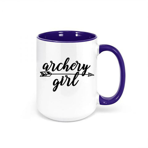 Women's Bow Hunting Mug, Archery Girl, Gift For Bow Hunter, Hunting And Fishing Mug, Girl's Archery, Women's Hunting Cup, Archery Coffee Cup - Chase Me Tees LLC