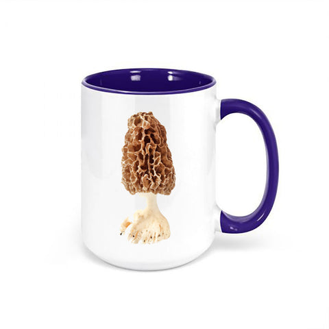 Morel Mushroom, Morel Coffee Mug, Morchella Cup, Hunting Mug, Mushroom Hunter, Mushroom Coffee Cup, Morel Lover, Gift For Him, Sublimated - Chase Me Tees LLC