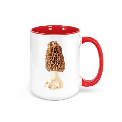 Morel Mushroom, Morel Coffee Mug, Morchella Cup, Hunting Mug, Mushroom Hunter, Mushroom Coffee Cup, Morel Lover, Gift For Him, Sublimated - Chase Me Tees LLC