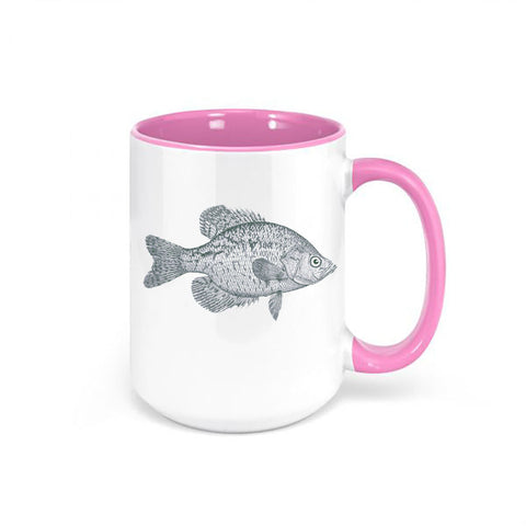 Crappie Coffee Mug, Crappie, Crappie Cup, Crappie Fisher, Gift For Fisherman, Fishing Mug, Crappie Fishing Mug, Gift For Him, Sublimated - Chase Me Tees LLC
