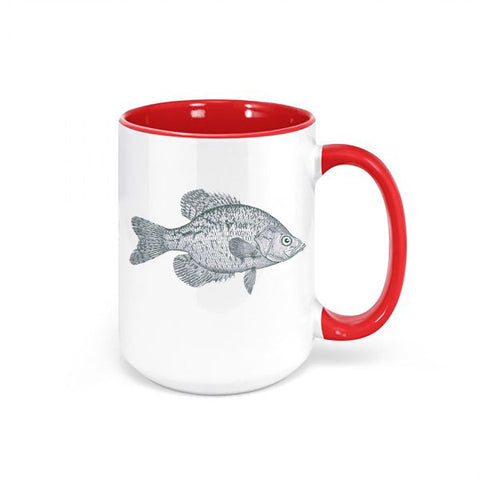 Crappie Coffee Mug, Crappie, Crappie Cup, Crappie Fisher, Gift For Fisherman, Fishing Mug, Crappie Fishing Mug, Gift For Him, Sublimated - Chase Me Tees LLC