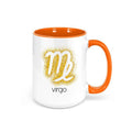 Virgo Coffee Mug, Virgo Glitter, Gift For Virgo, Horoscope Mugs, Zodiac Mug, Astrology Mug, Sublimated Design, Birthday Gift For Virgo - Chase Me Tees LLC