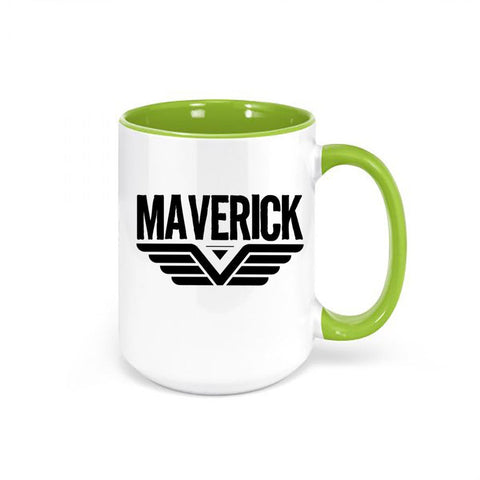 Maverick Coffee Mug, Maverick Cup, Gift For Him, Sublimated Design, Birthday Gift, Goose And Maverick, Coffee Gift, Action Movie Gift - Chase Me Tees LLC