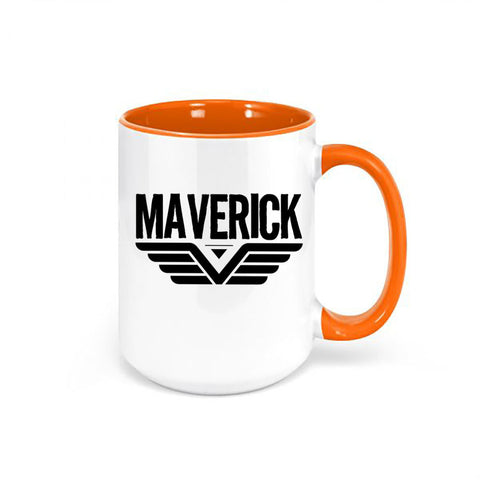 Maverick Coffee Mug, Maverick Cup, Gift For Him, Sublimated Design, Birthday Gift, Goose And Maverick, Coffee Gift, Action Movie Gift - Chase Me Tees LLC