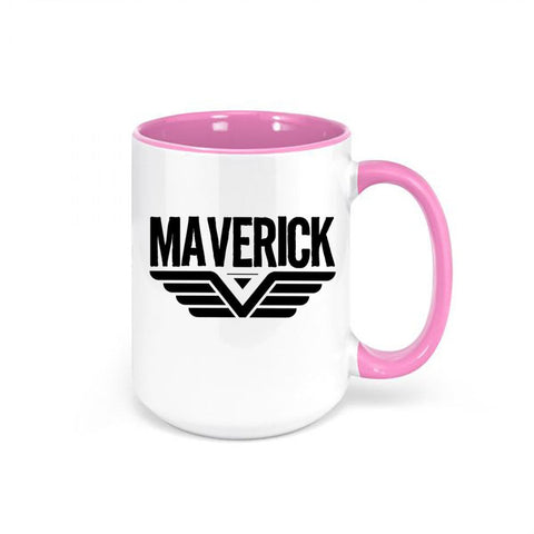Maverick Coffee Mug, Maverick Cup, Gift For Him, Sublimated Design, Birthday Gift, Goose And Maverick, Coffee Gift, Action Movie Gift - Chase Me Tees LLC