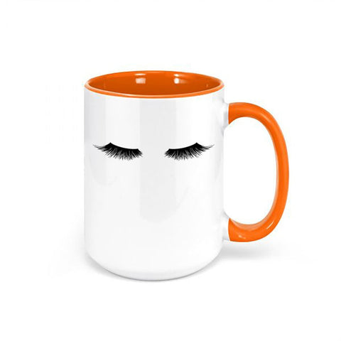 Eyelash Mug, Eyelashes, Esthetician Mug, Eyelashes Coffee Mug, Eyelashes Cup, Gift For Esthetician, Makeup Gift, Wedding Mug, Salon Mug - Chase Me Tees LLC