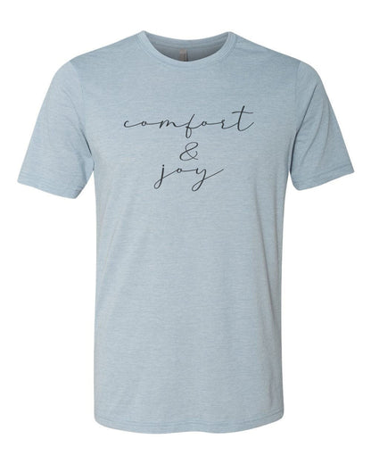 Comfort And Joy, Christmas Shirt, Unisex Fit, Christmas T-shirt, Comfort And Joy Shirt, Sublimated Design, Christmas Gift, Rustic Shirt - Chase Me Tees LLC