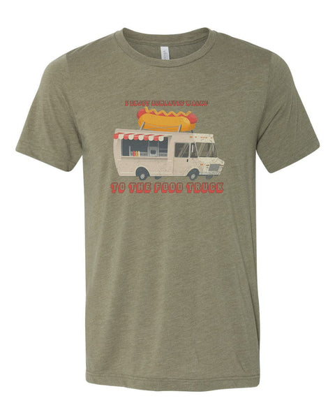 Food Truck Shirt, I Enjoy Romantic Walk To The Food Truck, Sublimation T, Unisex Fit, Funny Shirts, Humor, Food Truck Lover, Gift For Her - Chase Me Tees LLC