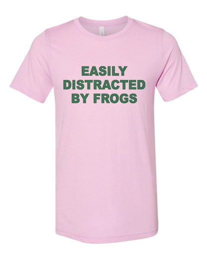 Easily Distracted By Frogs, Frog Shirt, Frog Lover, Unisex Fit, Sublimation, Gift For Frog Lover, Amphibian Lover, Gift For Her, Frogs - Chase Me Tees LLC