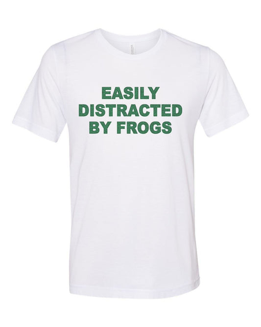 Easily Distracted By Frogs, Frog Shirt, Frog Lover, Unisex Fit, Sublimation, Gift For Frog Lover, Amphibian Lover, Gift For Her, Frogs - Chase Me Tees LLC