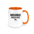Duck Hunting Mug, Duckaholic, Hooked On Quack, Waterfowl Hunter, Hunting Mug, Hunting And Fishing, Gift For Dad, Gift For Duck Hunter, Mugs - Chase Me Tees LLC