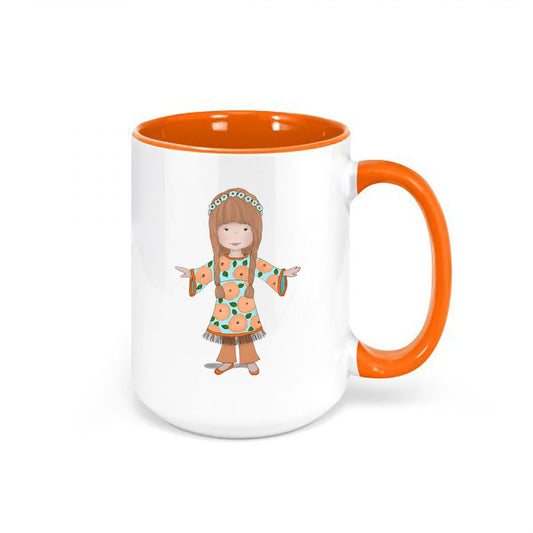 Old Fashion Mug, Megan, God's Girls Collection, Classic Mug, Old Timer Mug, Gift For Grandma, Vintage Coffee Mug, Hippie Mug, Birthday Gift - Chase Me Tees LLC