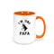 Papa Mug, I'm One Fly Papa, Papa Coffee Cup, Gift For Papa, Grandpa Coffee Cup, Trout Fishing Mug, Gift For Grandpa, Elk Hair Caddis, Mugs - Chase Me Tees LLC