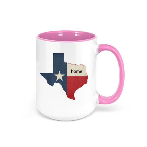 Texas Coffee Mug, Texas Is Home, Texas Cup, TX Mug, TX Is Home Mug, Texan Mug, Gift For Him, Lone Star State, TX Cup, Gift For Texas, Mugs - Chase Me Tees LLC