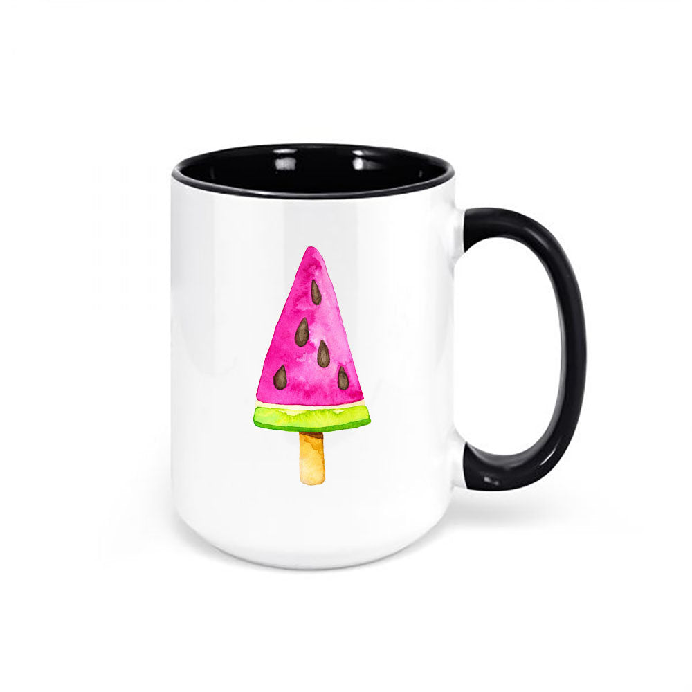 Watermelon Mug, Watermelon Popsicle, Popsicle Coffee Mug, Watermelon Coffee Cup, Watermelon Lover, Gift For Her, Birthday Gift Idea - Chase Me Tees LLC