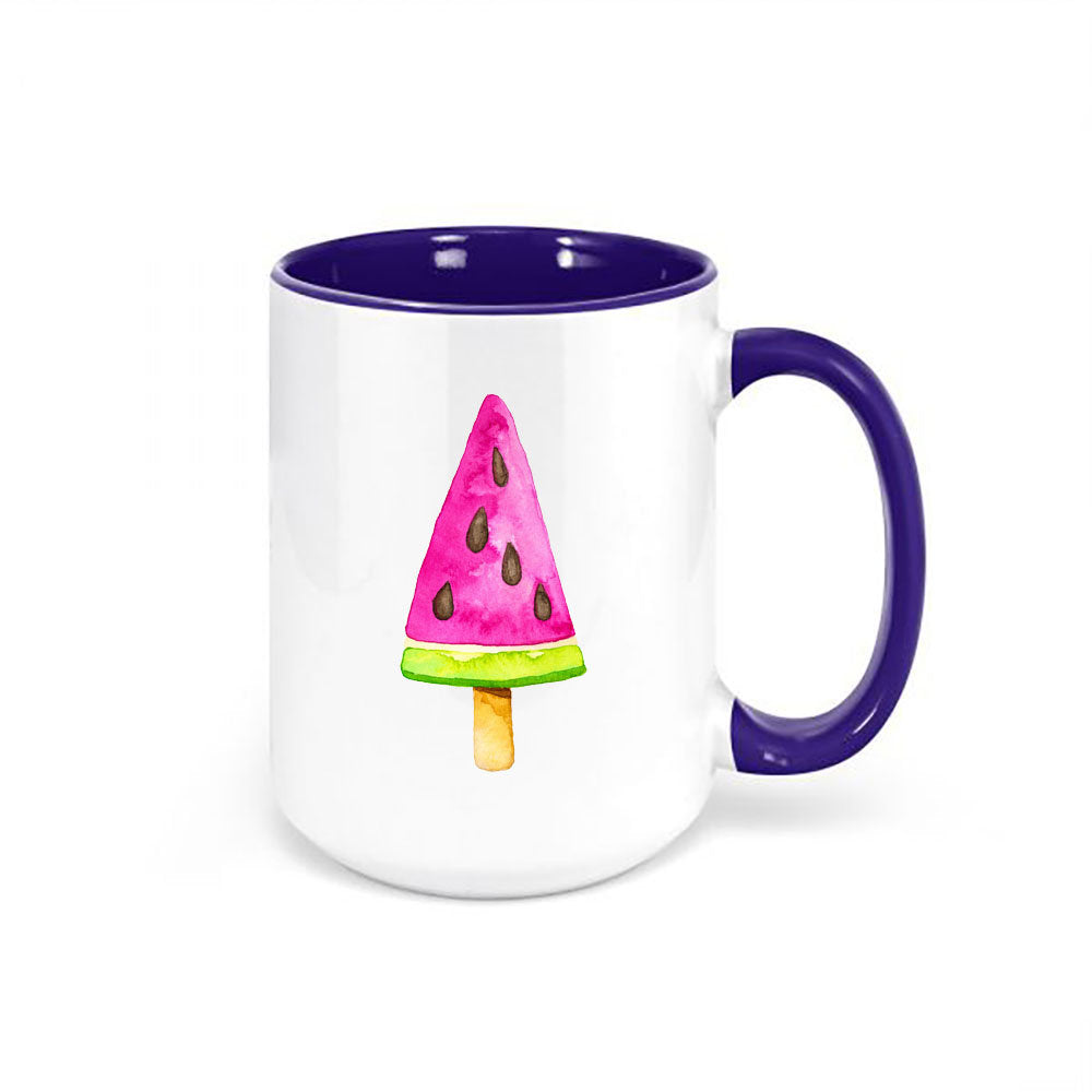 Watermelon Mug, Watermelon Popsicle, Popsicle Coffee Mug, Watermelon Coffee Cup, Watermelon Lover, Gift For Her, Birthday Gift Idea - Chase Me Tees LLC