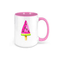 Watermelon Mug, Watermelon Popsicle, Popsicle Coffee Mug, Watermelon Coffee Cup, Watermelon Lover, Gift For Her, Birthday Gift Idea - Chase Me Tees LLC
