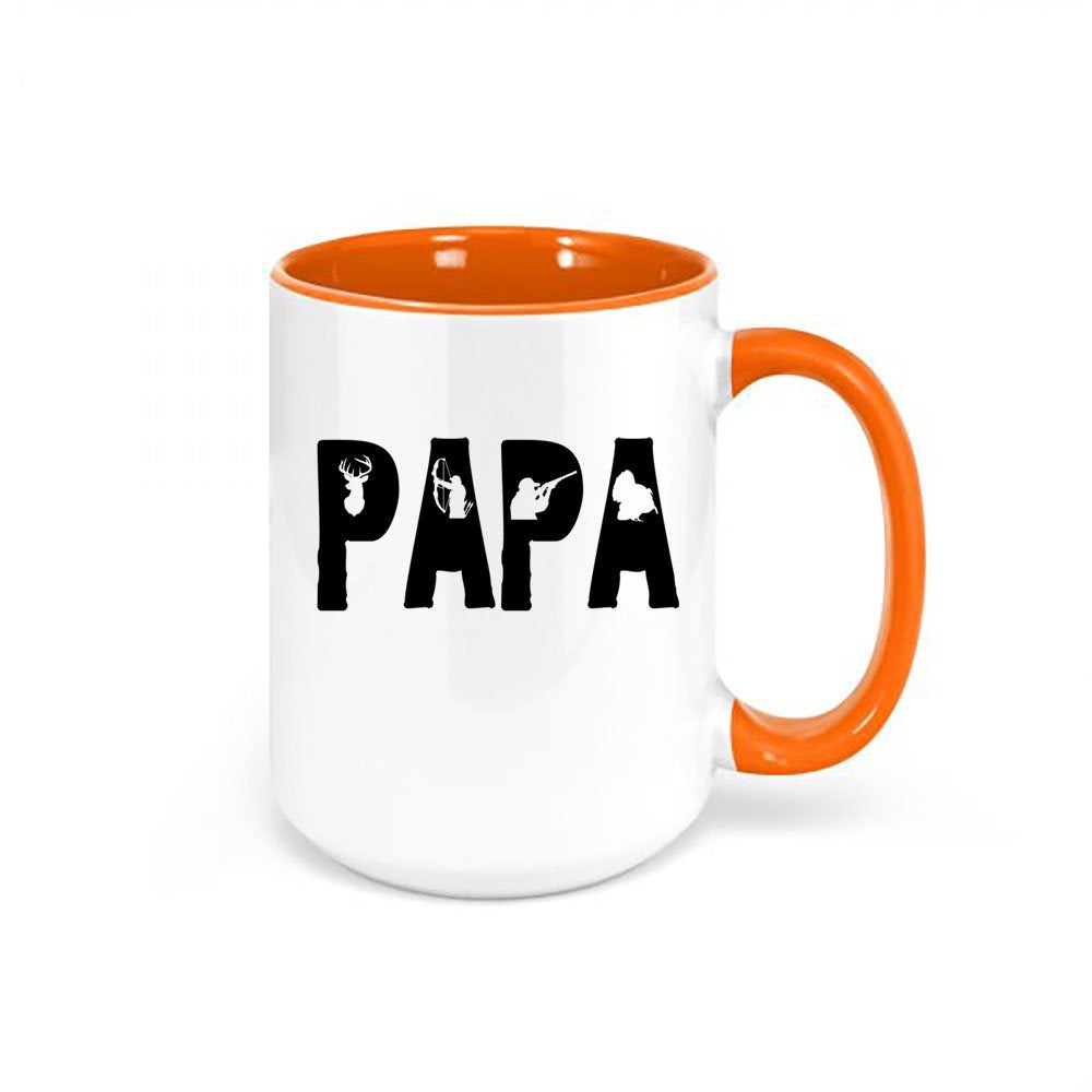 Papa Mug, Papa, Gift For Papa, Hunting Cup For Papa, Hunting And Fishing, Gun Cup, Gift For Grandpa, Gpa Mug, Grandpa Coffee Mug, Outdoors - Chase Me Tees LLC