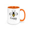Bee Happy Coffee Mug, Bee Happy, Bee Lover, Bumble Bee Cup, Gift For Bee Lover, Honey Bee Mug, Birthday Gift Idea, Sublimated Mug, Bees - Chase Me Tees LLC