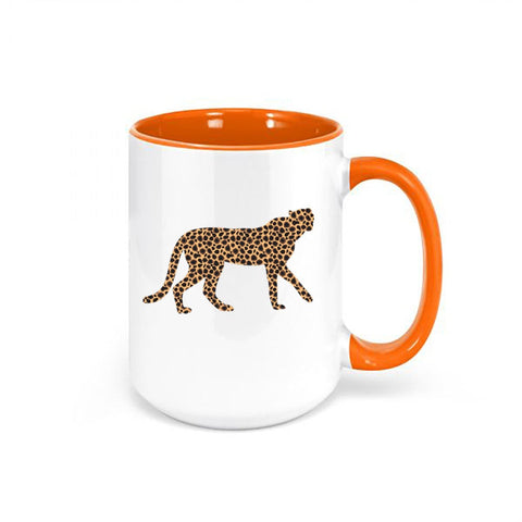 Cheetah Coffee Mug, Cheetah, Gift For Cheetah Lover, Feline Cup, Cheetah Cup, Cheetah Mug, Gift For Her, Cheetah Print Mug, Sublimated Mugs - Chase Me Tees LLC