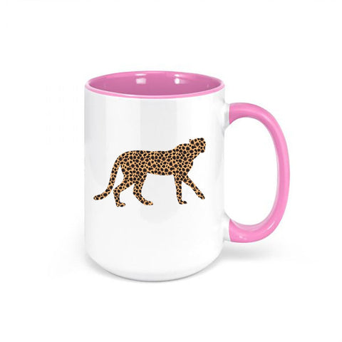 Cheetah Coffee Mug, Cheetah, Gift For Cheetah Lover, Feline Cup, Cheetah Cup, Cheetah Mug, Gift For Her, Cheetah Print Mug, Sublimated Mugs - Chase Me Tees LLC