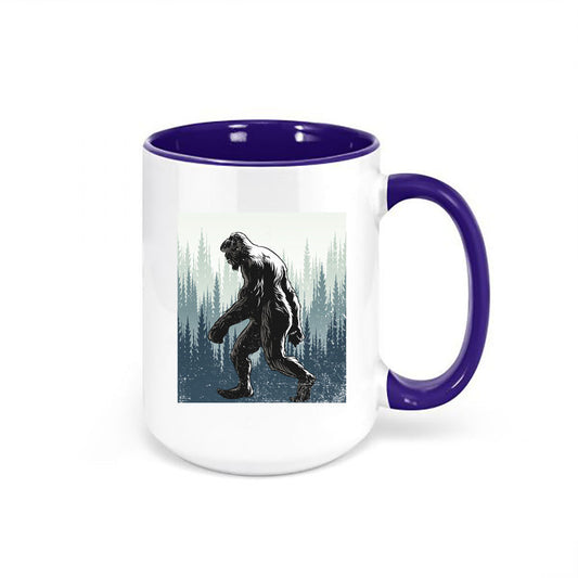 Sasquatch Coffee Mug, Sasquatch Forest, Bigfoot Cup, Bigfoot Coffee Cup, Sasquatch Lover, Sublimated Design, Gift For Him, Bigfoot Gift - Chase Me Tees LLC