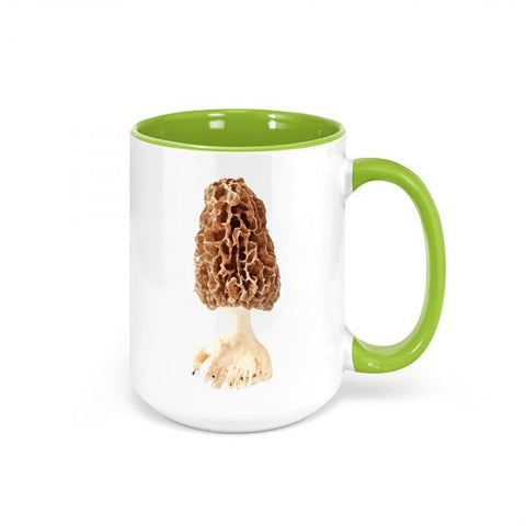 Morel Mushroom, Morel Coffee Mug, Morchella Cup, Hunting Mug, Mushroom Hunter, Mushroom Coffee Cup, Morel Lover, Gift For Him, Sublimated - Chase Me Tees LLC