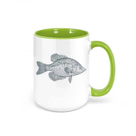 Crappie Coffee Mug, Crappie, Crappie Cup, Crappie Fisher, Gift For Fisherman, Fishing Mug, Crappie Fishing Mug, Gift For Him, Sublimated - Chase Me Tees LLC