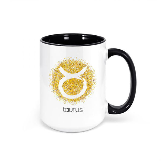 Taurus Coffee Mug, Taurus Glitter, Gift For Taurus, Horoscope Mugs, Zodiac Mug, Astrology Mug, Sublimated Design, Birthday Gift For Taurus - Chase Me Tees LLC