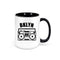 Brooklyn Coffee Mug, BKLYN, Boombox Cup, Brooklyn Cup, BKLYN Coffee Cup, Gift For Him, 90's Mug, Hip Hop Mug, Sublimated Design, Boombox Mug - Chase Me Tees LLC