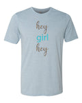 Hey Girl Hey Shirt, Leopard Print, Unisex Fit, Gift For Her, Sublimated Design, Leopard Print Shirt, Hey Girl Hey, Funny T-shirt, Birthday - Chase Me Tees LLC