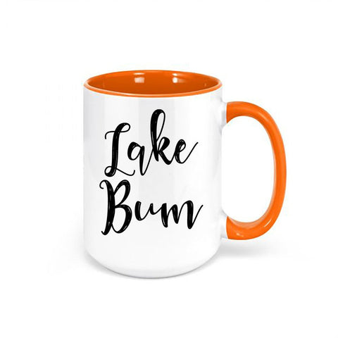 Lake Coffee Mug, Lake Bum, Lake Decor, Lake Cup, Lake Lover Gift, Lake House Mug, Sublimated Design, Gift For Her, Water Lover, Birthday Mug - Chase Me Tees LLC