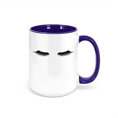 Eyelash Mug, Eyelashes, Esthetician Mug, Eyelashes Coffee Mug, Eyelashes Cup, Gift For Esthetician, Makeup Gift, Wedding Mug, Salon Mug - Chase Me Tees LLC