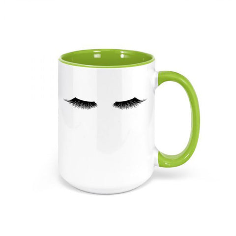 Eyelash Mug, Eyelashes, Esthetician Mug, Eyelashes Coffee Mug, Eyelashes Cup, Gift For Esthetician, Makeup Gift, Wedding Mug, Salon Mug - Chase Me Tees LLC
