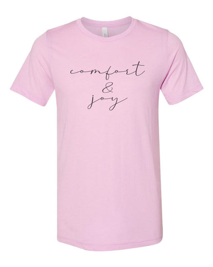 Comfort And Joy, Christmas Shirt, Unisex Fit, Christmas T-shirt, Comfort And Joy Shirt, Sublimated Design, Christmas Gift, Rustic Shirt - Chase Me Tees LLC