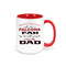 Falcons Coffee Mug, Most People Call Me A Falcons Fan My Favorite People Call Me Dad, Atlanta Mug, Falcons Football Mug, Falcons Coffee Cup - Chase Me Tees LLC